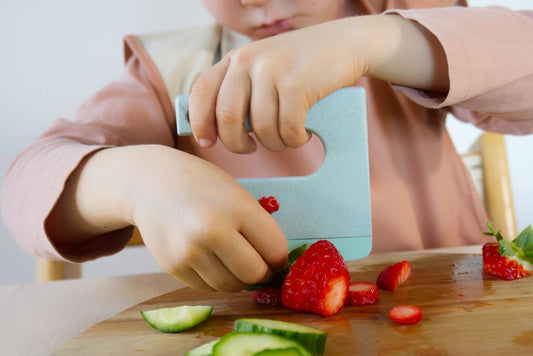 Coltello per bambini Montessori, in fibra di grano, dai 2anni circa, KLIV the FIRST knife, SKAGFA