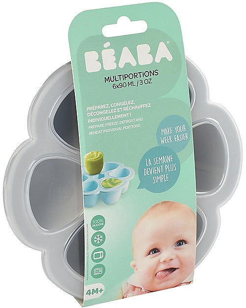 Contenitore Multiporzione in silicone- 6x90ml, Béaba