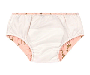 Costume contenitivo per mare e piscina, giraffe rose da femmina, Lassig