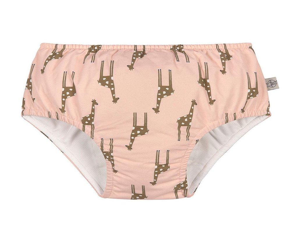 Costume contenitivo per mare e piscina, giraffe rose da femmina, Lassig