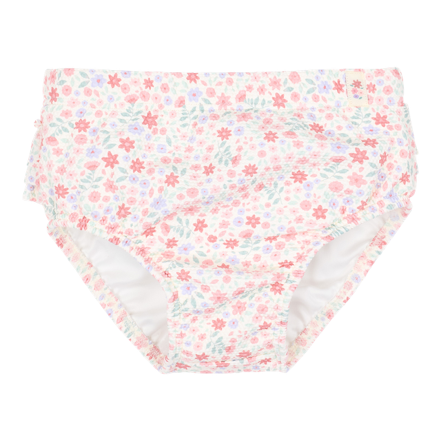 Slip da bagno contenitivo bimba multicolor floreale con volant, Little Dutch