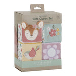 Soft Cubes Set, Set di cubi morbidi a tema Fairy Garden Little Dutch
