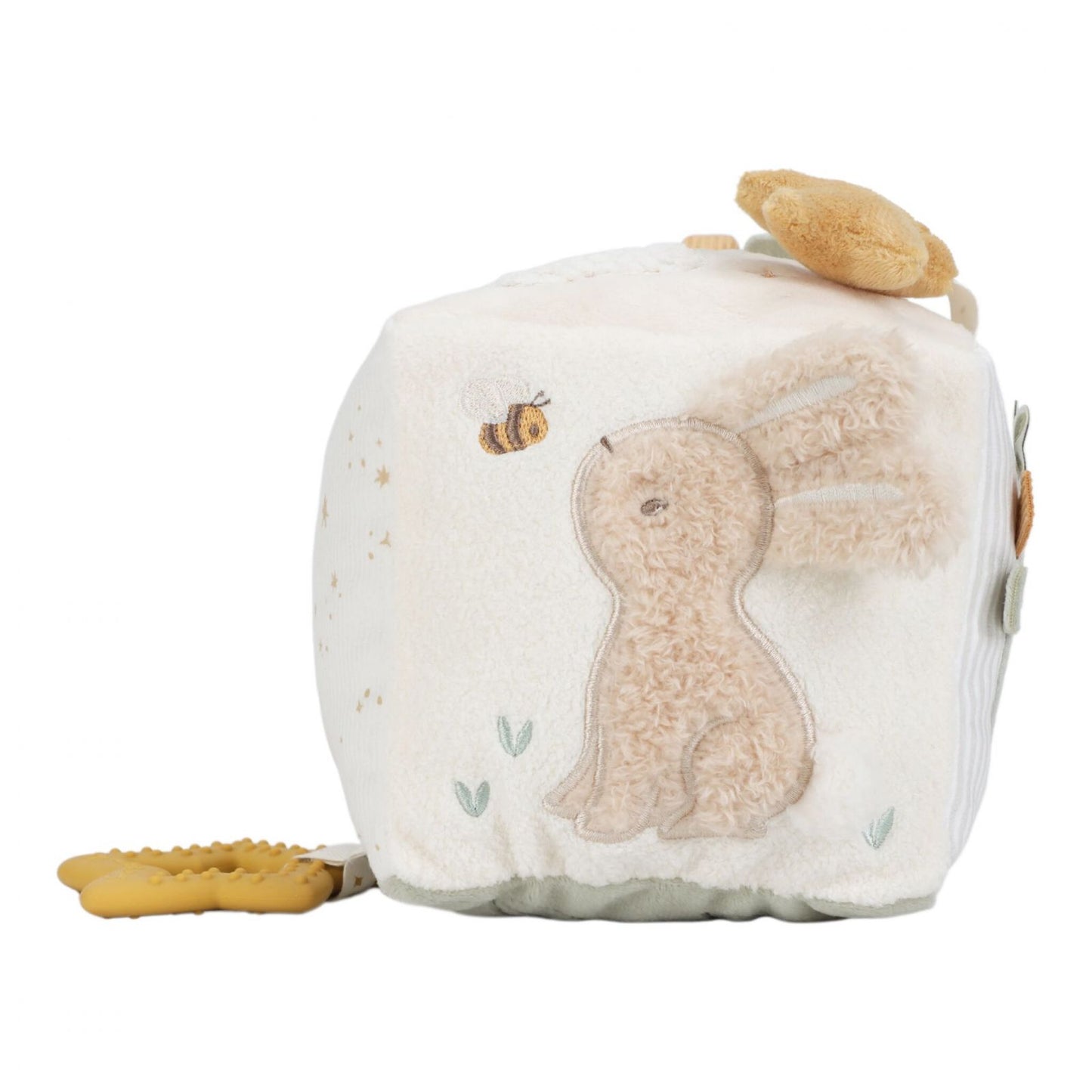 Cubo di attività morbido multisensoriale a tema Little Goose, Little Dutch