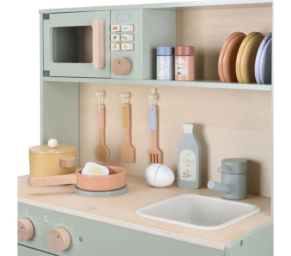 Cucina in legno nuovo modello, gioco per bambini, Kitchen, Little Dutch