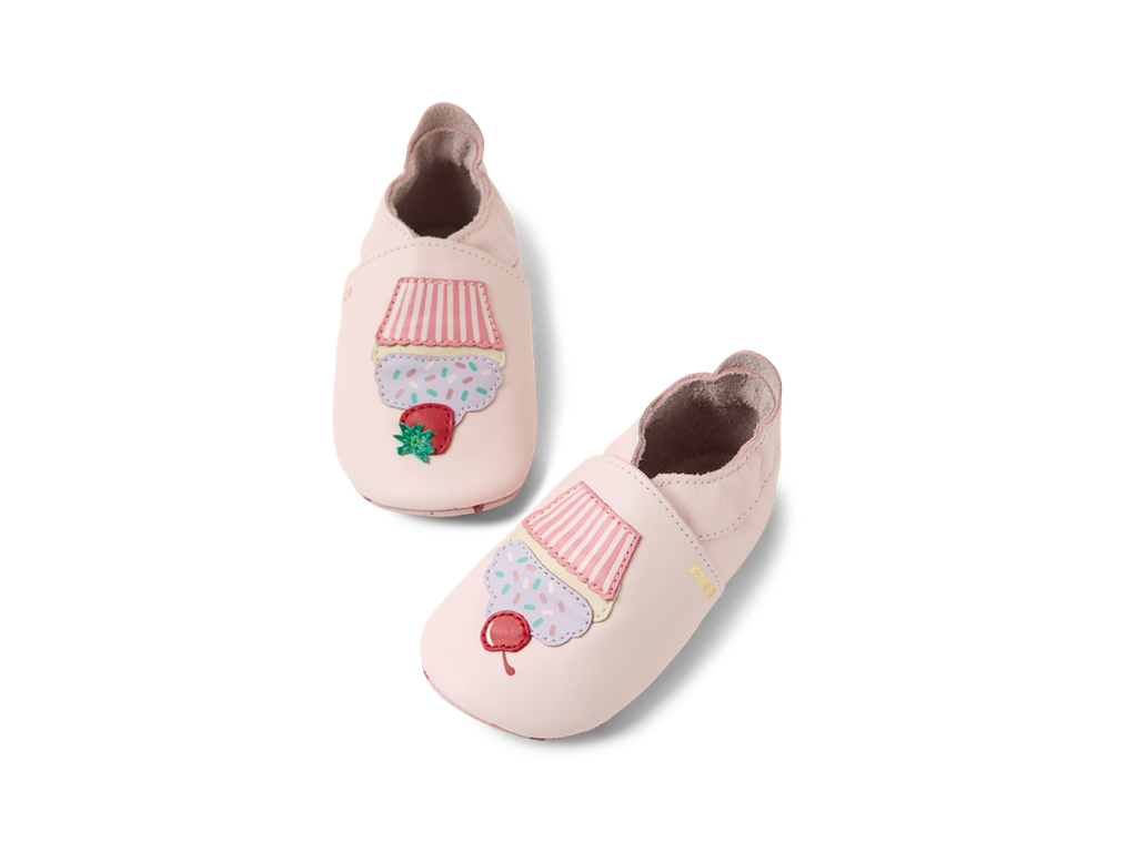 Bobux babbucce Soft Sole cupcakes pink