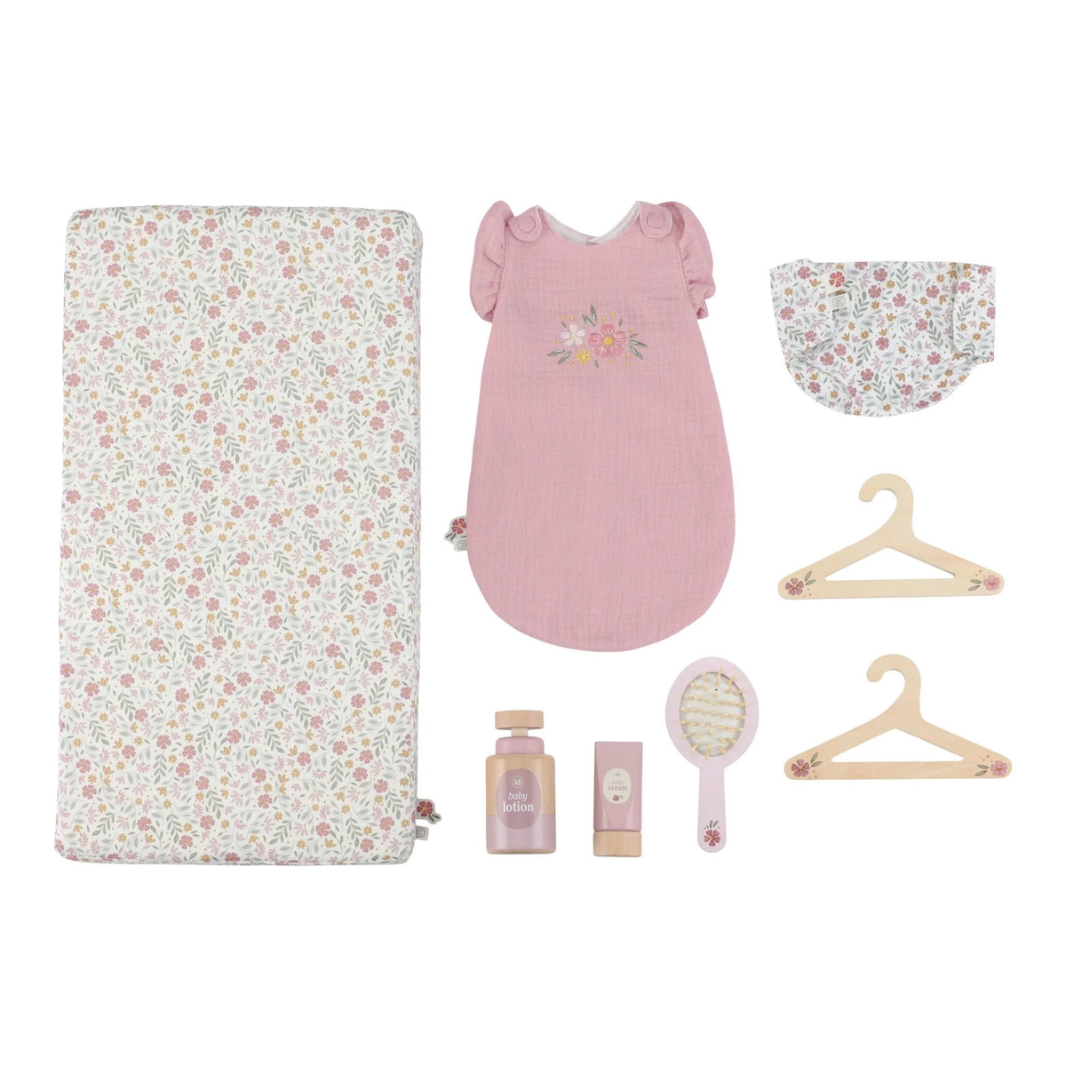 Fasciatoio per bambole, in legno, doll changing Table, Little Dutch