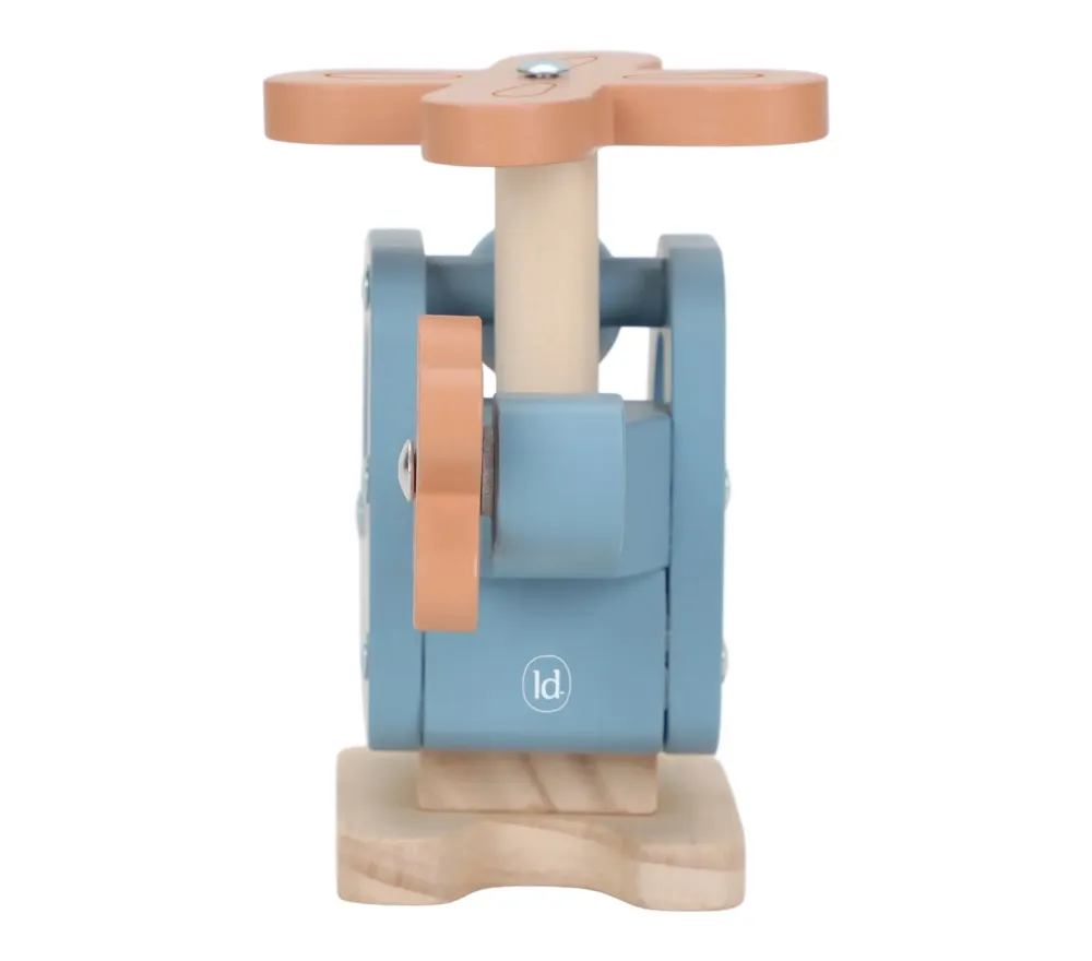 Elicottero con personaggio in legno,Helicopter, Little Dutch