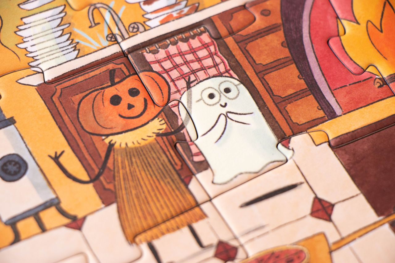 Particolare del puzzle enchanted