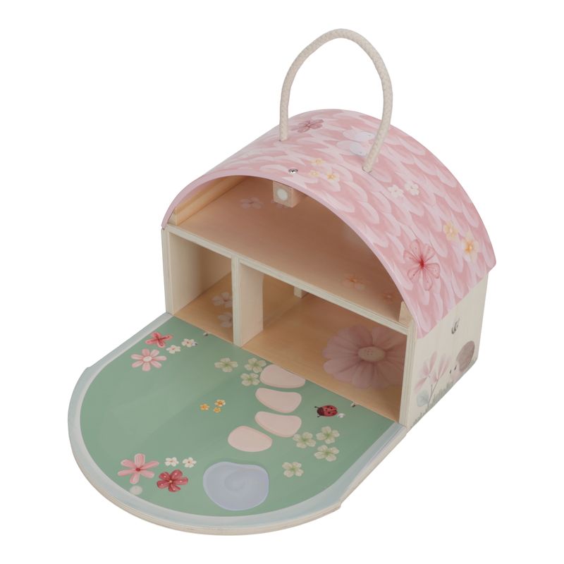 Casa delle fate portatile in legno, collezione fairy garden, Little Dutch