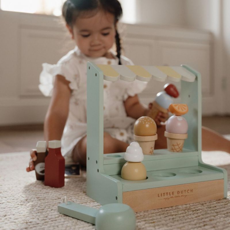Ice cream shop, gelateria in legno, gioco per bambini, Little Dutch