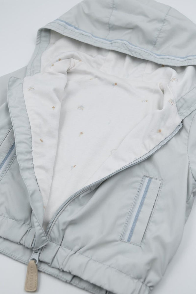 Giacca estiva bimbo Bamboom, colore blu blush