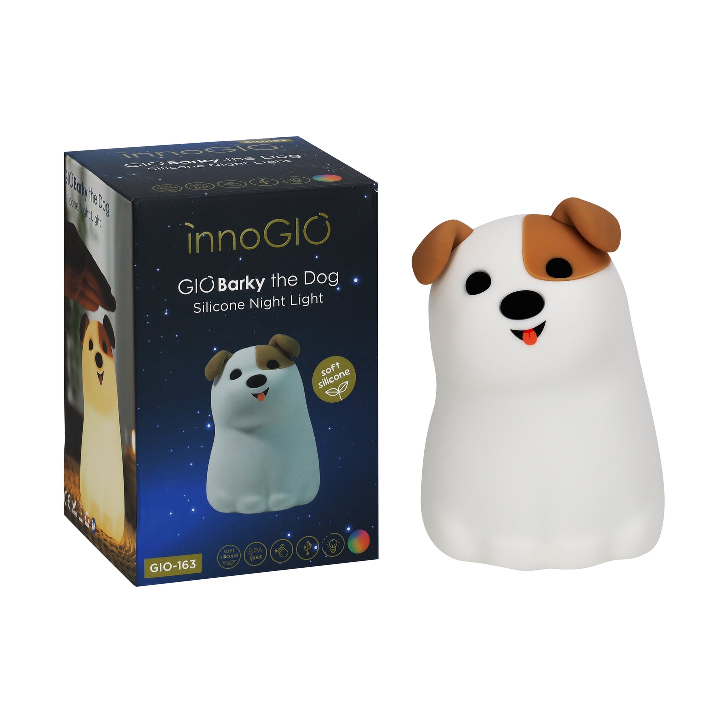 Luce a led notturna in silicone MIDI, InnoGIO