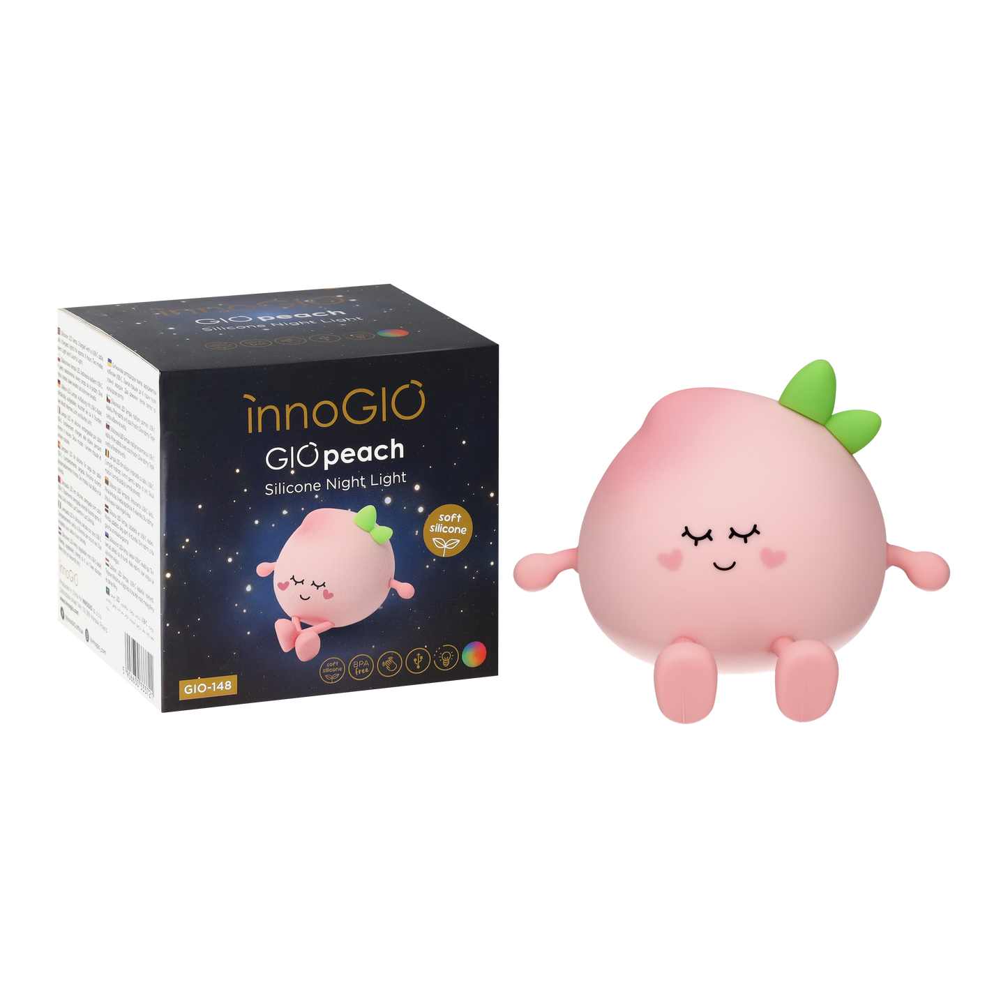Luce a led notturna in silicone MIDI, InnoGIO