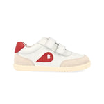 Bobux I Walk Champ, bianche con inserto rosso