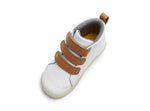I Walk Hi Court Boot white + caramel, Bobux
