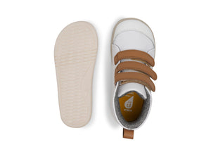 I Walk Hi Court Boot white + caramel, Bobux