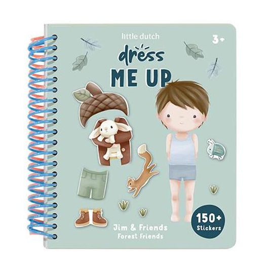 Gioco creativo, Dress me up, Jim & friends, forest friends, Little Dutch
