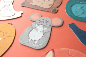 esempio del topolino con il suo cucciolo