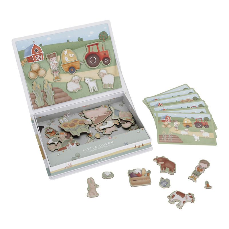 Magnetic playboard, a tema fattoria. Little Dutch.