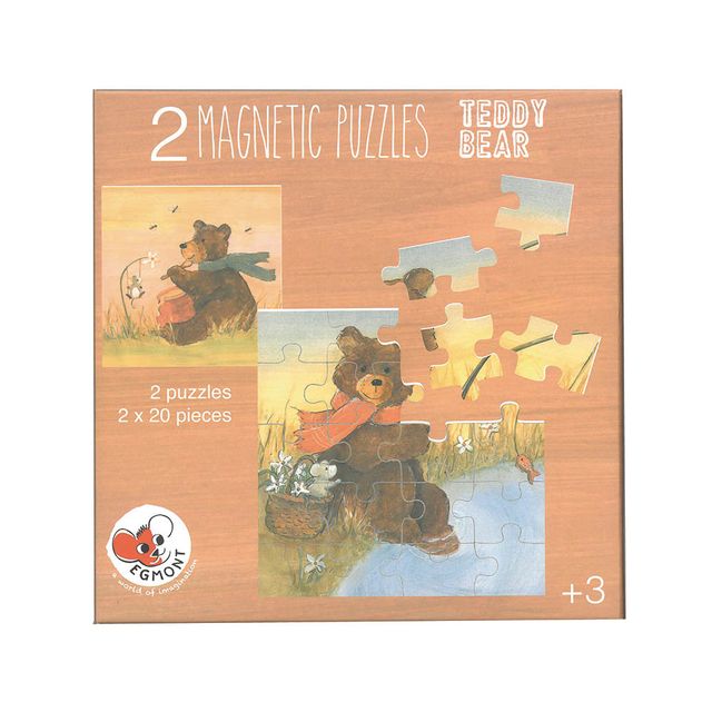 Due puzzle magnetici tema Teddy Bear, Egmont Toys