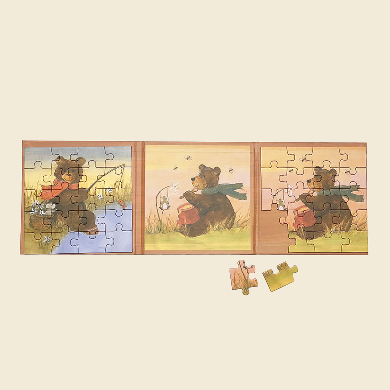 Due puzzle magnetici tema Teddy Bear, Egmont Toys