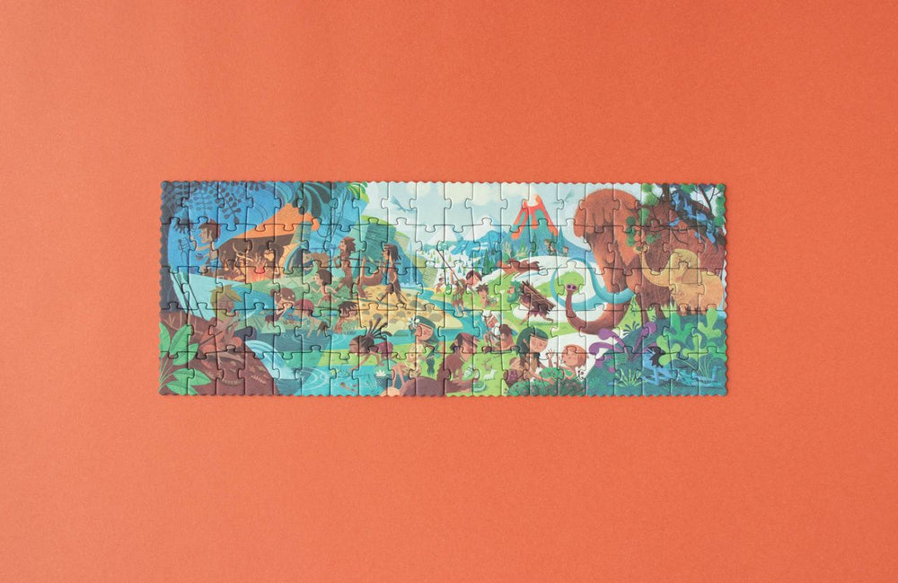Puzzle Mamut look & find, assemblato completo 