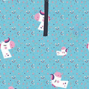 Mantellina impermeabile per la pioggia, unicorno azzurro, Mr Tiggle