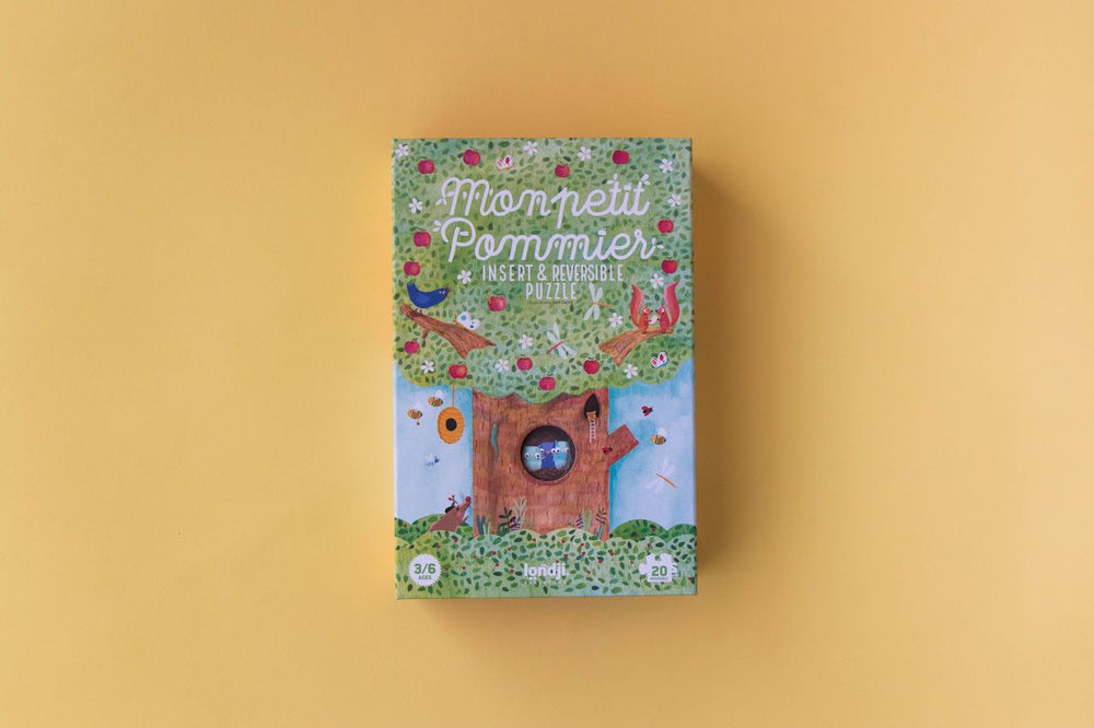 Londji, Puzzle Mon petit Pommier, insert & reversible puzzle