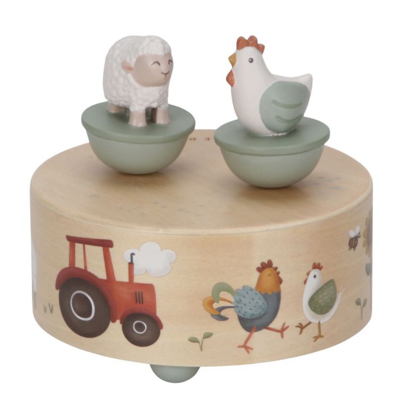 Music box, carillon, tema fattoria, Little Dutch