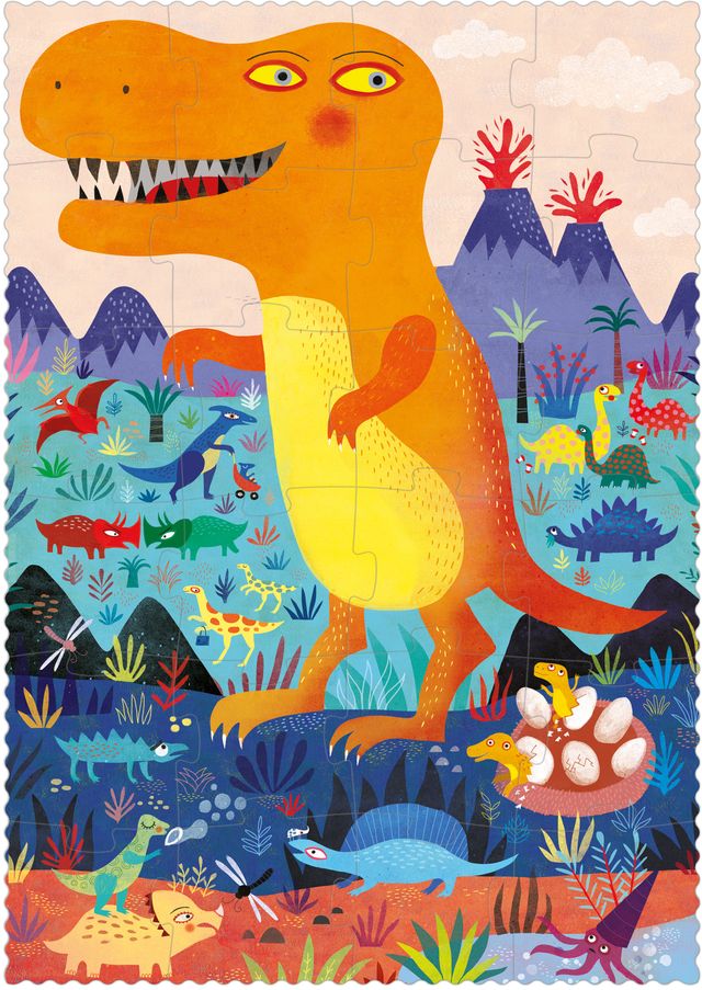 Puzzle My little Dino assemblato completo