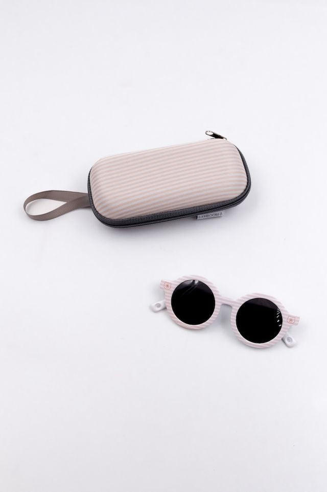 Occhiale da sole con protezione UV400 - PINK STRIPES BEAR, Bamboom