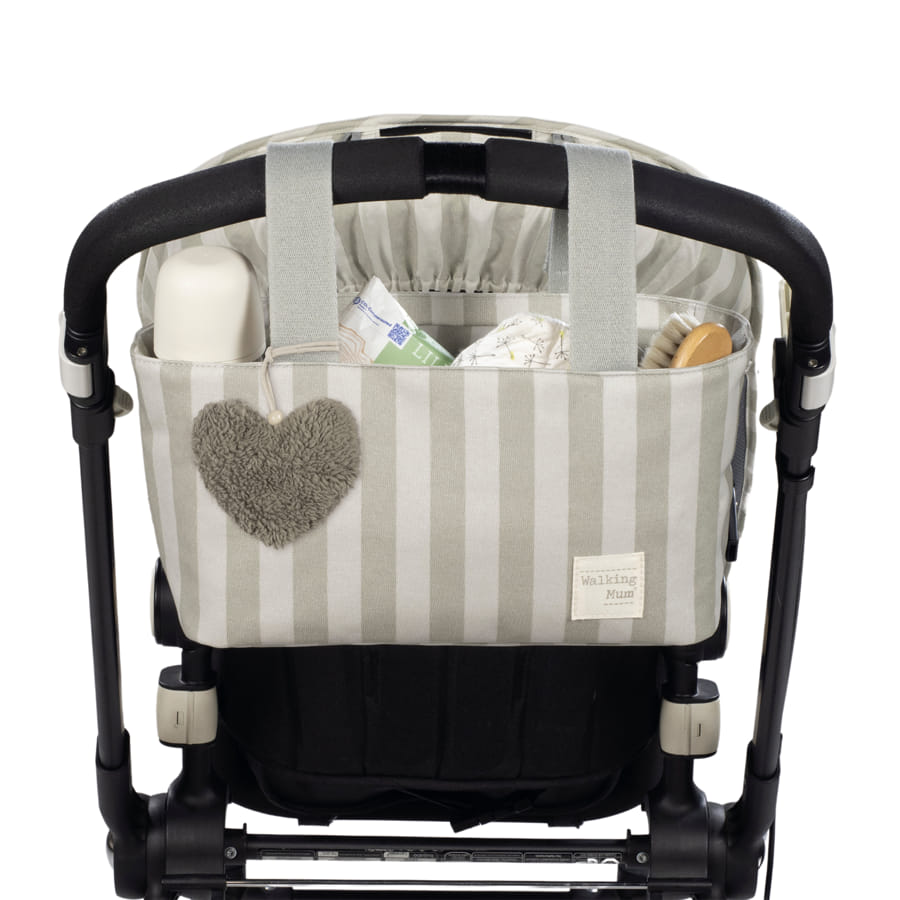 Organizer bag sintra green appesa al passeggino