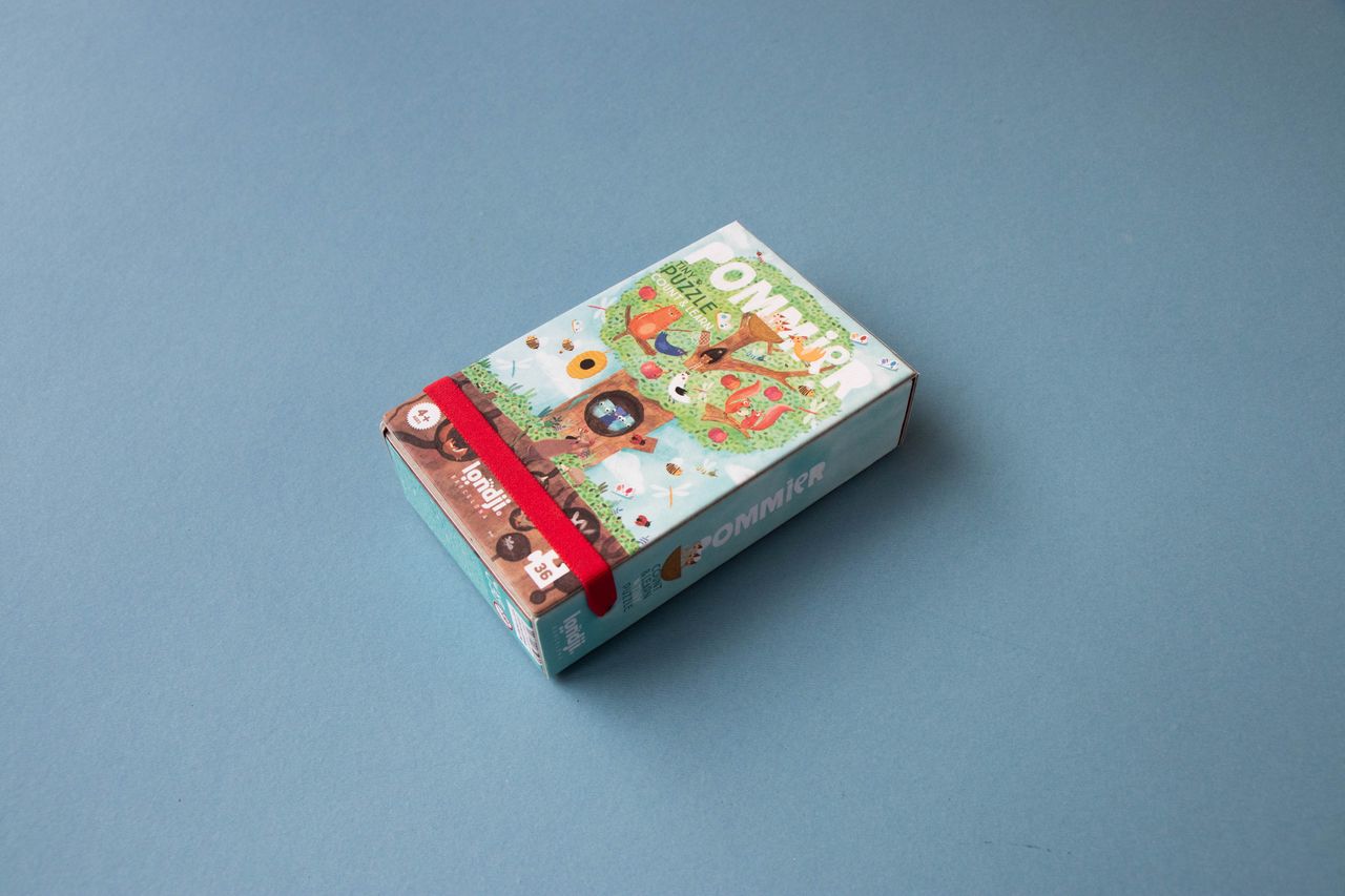 Packaging Pommier puzzle tascabile