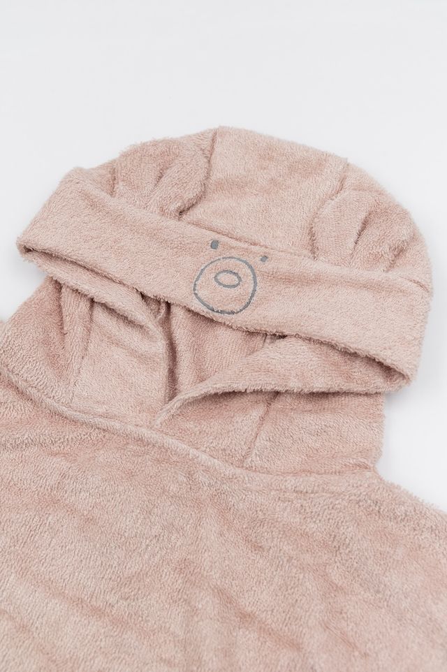 Accappatoio in spugna a Poncho, Bamboom