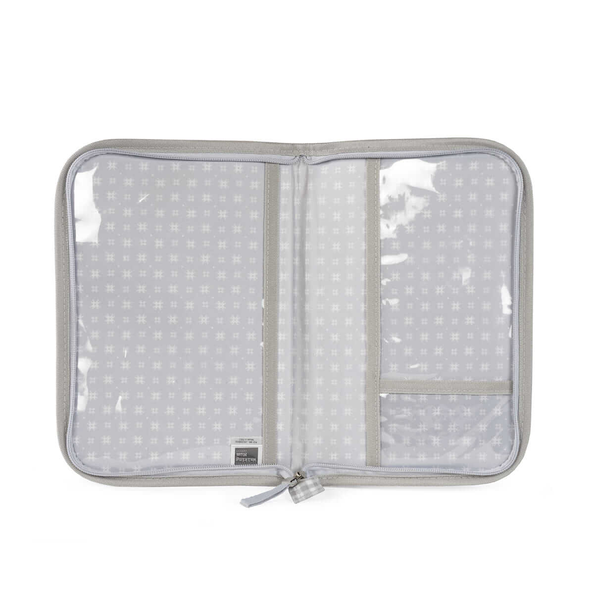 interno portadocumenti con 3 tasche interne e 3 portatessere