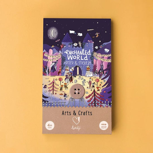 Scatola Enchanted World poster & stickers
