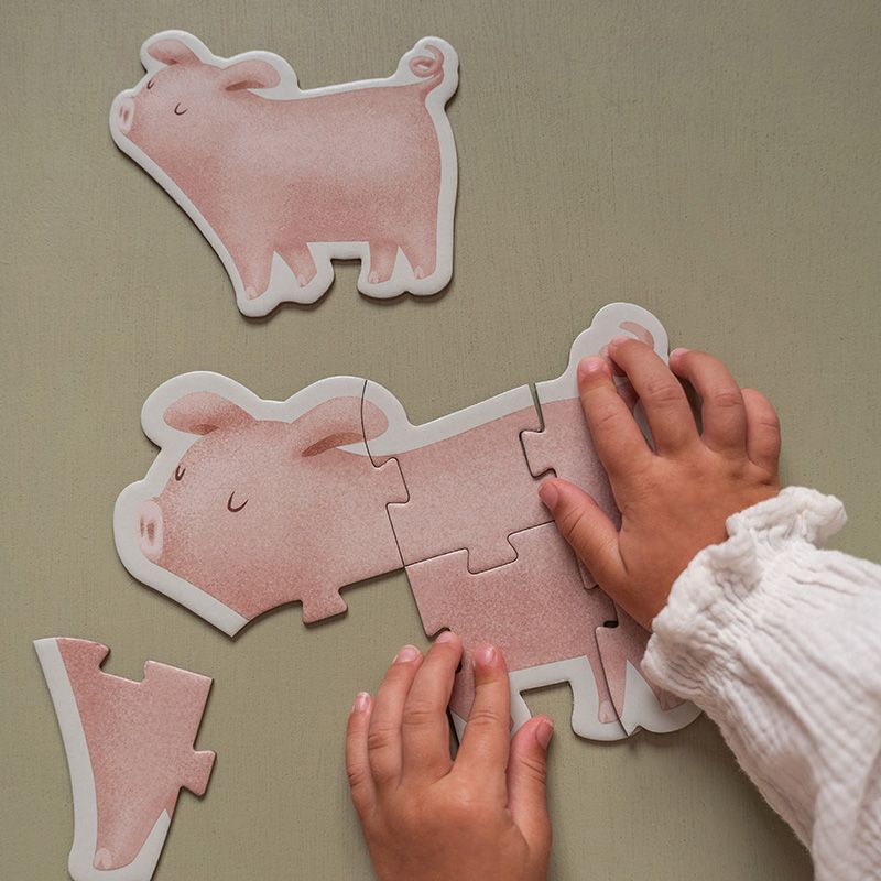 Puzzle 6 in 1, Little farm, Little Dutch