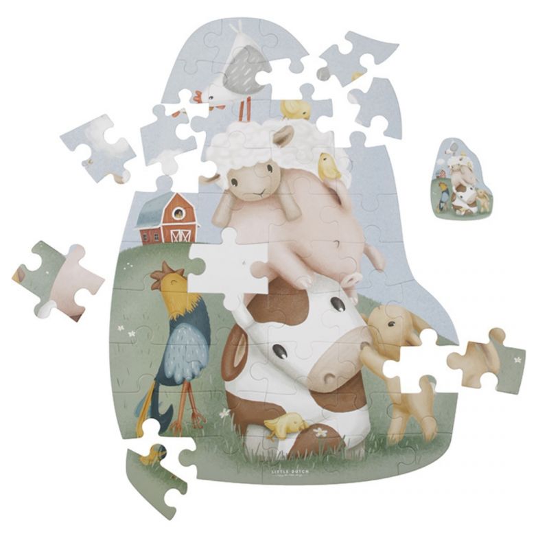 XL Puzzle Little Farm, puzzle tema Fattoria, Little Dutch