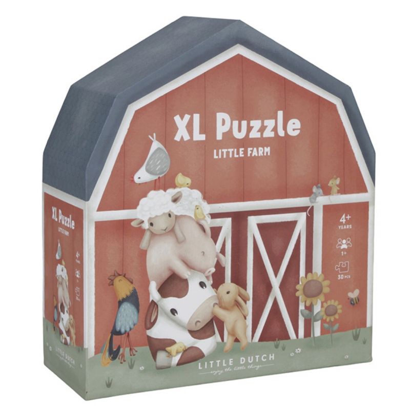 XL Puzzle Little Farm, puzzle tema Fattoria, Little Dutch