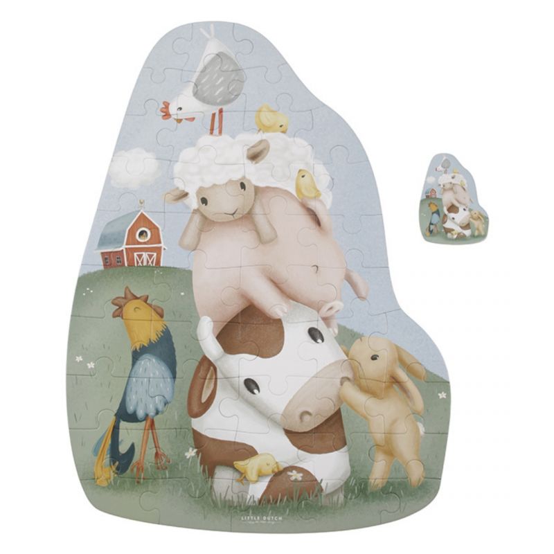 XL Puzzle Little Farm, puzzle tema Fattoria, Little Dutch