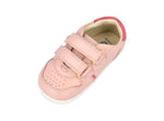 Bobux Step Up Riley scarpe in pelle Seashell + guava