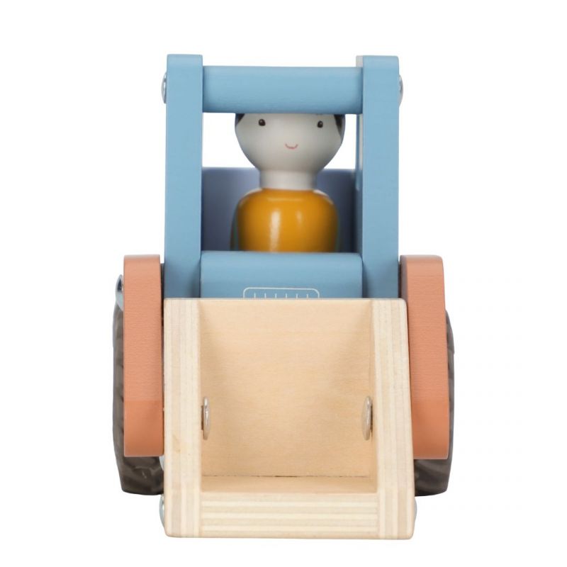 Ruspa con personaggio in legno, Bulldozer, Little Dutch