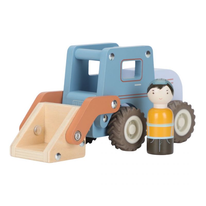 Ruspa con personaggio in legno, Bulldozer, Little Dutch