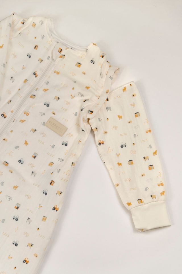 Sacco nanna Estivo jumpsuit COMBI TG. 18-36 mesi, TOG 1.1, in mussola di cotone, Bamboom