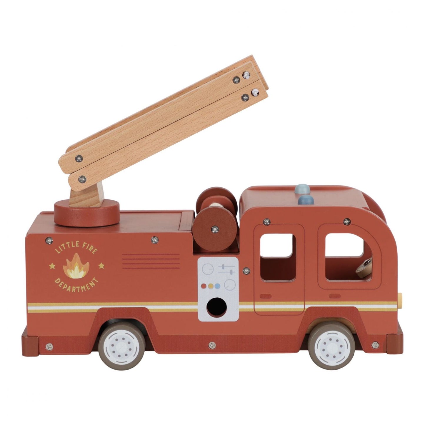 Set Camion dei pompieri in legno, Fire Truck Set, Little Dutch