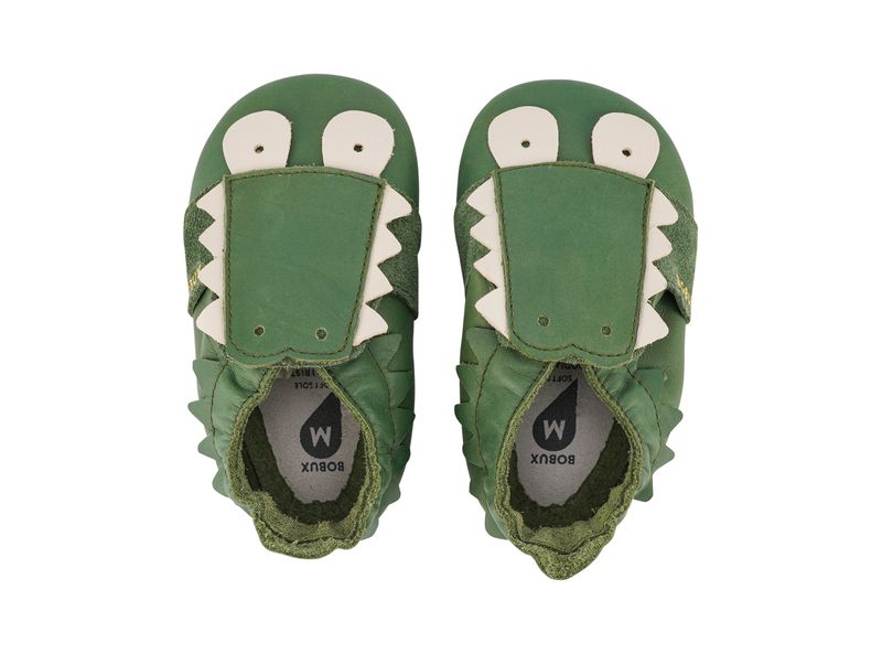 Bobux babbucce Soft Sole Serpente Snap Olive