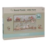 Sound Puzzle-Little Farm, puzzle sonoro in legno, Little Dutch