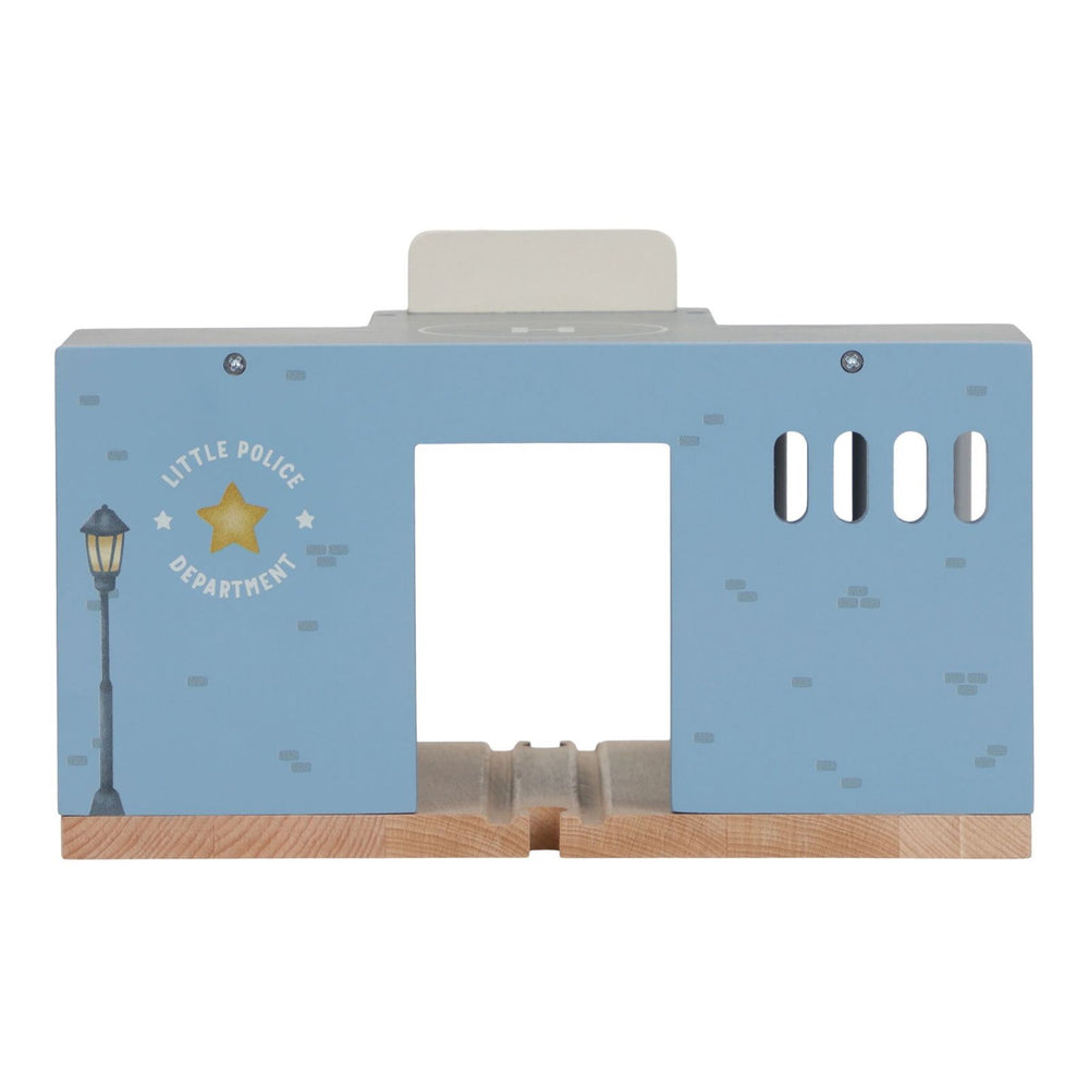 retro della stazione della polizia