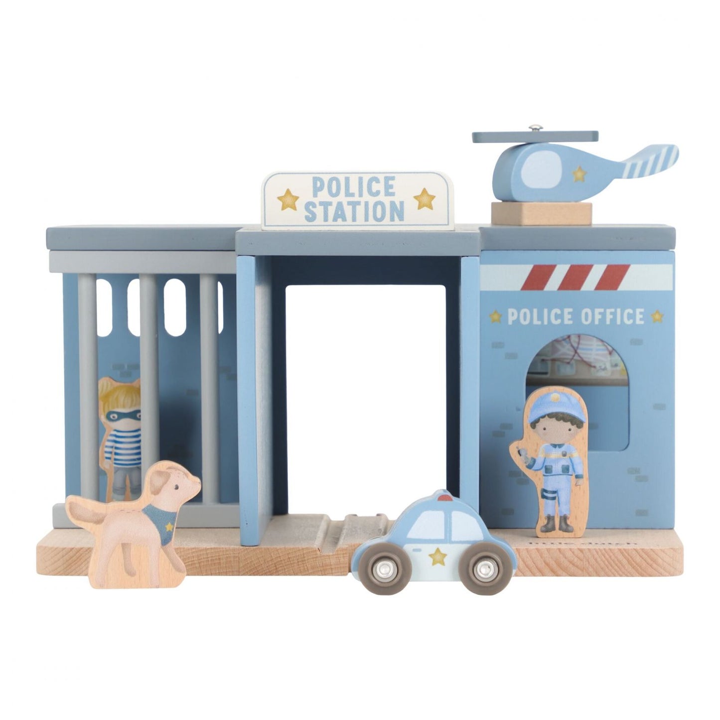 Stazione di Polizia, police station gioco in legno per bambini, Little Dutch