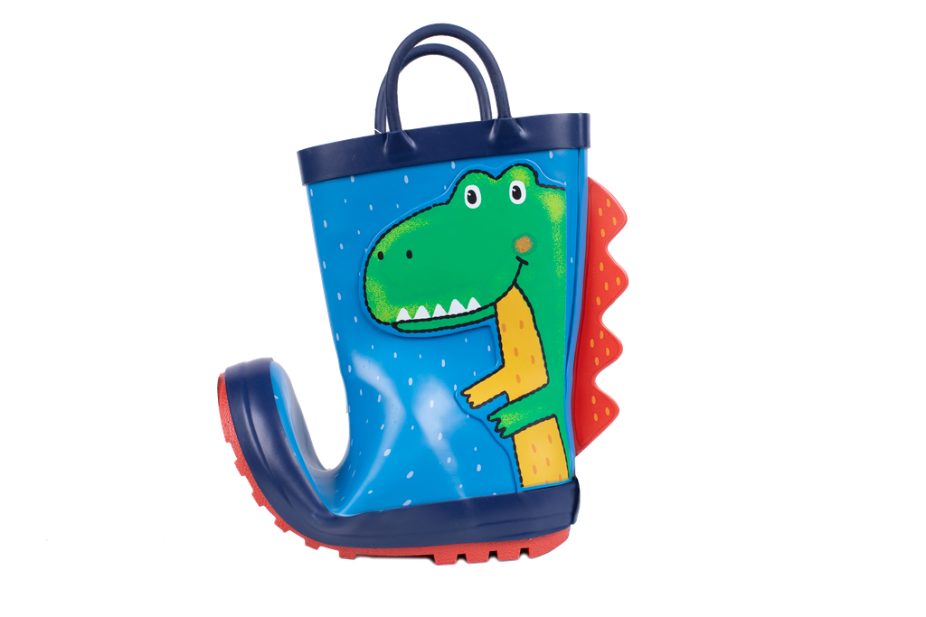 Stivali da pioggia in gomma, dinosauro, Mr Tiggle